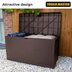 Садовый ящик для хранения 460 L, 120 x 61 x 63 cm UK BRAND, TOUGH MASTER® TM-SBR46 цена и информация | Уличные контейнеры, контейнеры для компоста | kaup24.ee