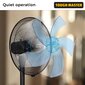 Põrandaventilaator, 50W, UK BRAND, TOUGH MASTER® TM-STF40B цена и информация | Ventilaatorid | kaup24.ee