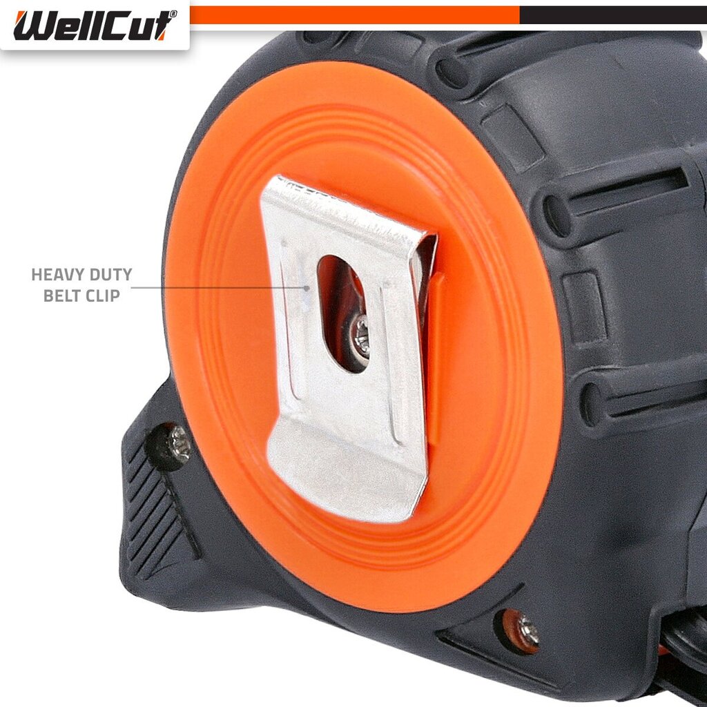 Mõõdulint Magnetic WellCut WC-MT825 цена и информация | Käsitööriistad | kaup24.ee