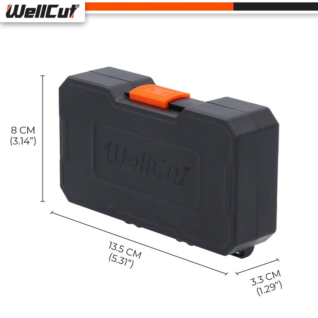 HSS Metallipuur 12 tk. UK BRAND, WellCut® WC-HSS12HU цена и информация | Käsitööriistad | kaup24.ee