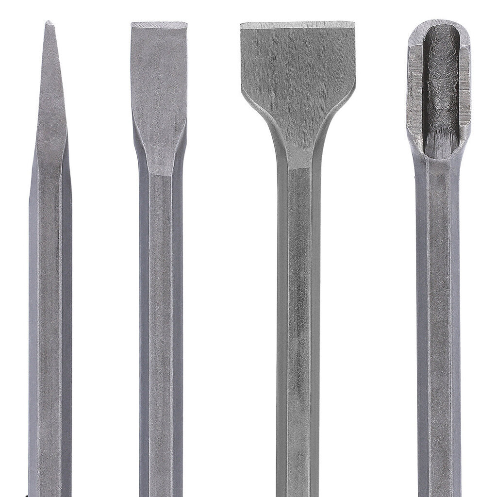 Peitlite komplekt 4 tk. SDS-Plus , UK BRAND, WellCut® WC-CHISEL4 цена и информация | Käsitööriistad | kaup24.ee