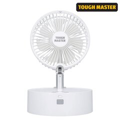 Taaslaetav juhtmevaba ventilaator 1,3-4,8W Premium Tough Master® TM-WF72TH hind ja info | Ventilaatorid | kaup24.ee