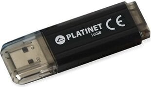 USB-носитель Platinet 16 ГБ USB 2.0 V-Depo (42176), черный цена и информация | USB накопители | kaup24.ee