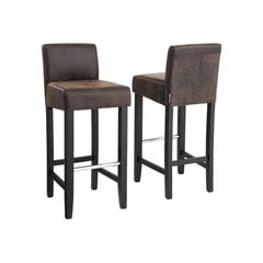 Набор барных стульев, винтаж коричневый цена и информация | Стулья для кухни и столовой | kaup24.ee