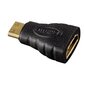 Mini HDMI™ adapter Hama, mini HDMI™ pistik - HDMI™ liides, must hind ja info | USB jagajad, adapterid | kaup24.ee