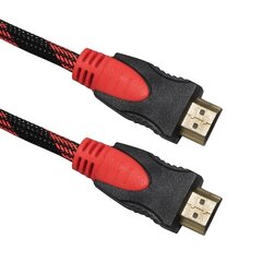 HDMI кабель Esperanza EB194,1.4 B, 3 м, черный/красный цена и информация | Кабели и провода | kaup24.ee