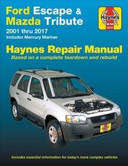 Ford Escape & Mazda Tribute 2001 Thru 2017 Haynes Repair Manual: Includes Mercury Mariner & Ford Kuga цена и информация | Путеводители, путешествия | kaup24.ee