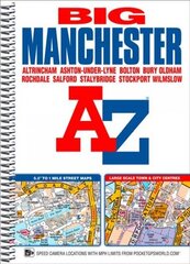 Manchester Big A-Z Street Atlas New 13th edition hind ja info | Reisiraamatud, reisijuhid | kaup24.ee