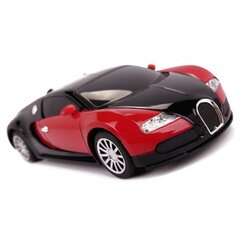 Puldiga juhitav Bugatti Veyron RC, 1:24 punane цена и информация | Игрушки для мальчиков | kaup24.ee