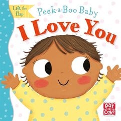 Peek-a-Boo Baby: I Love You: Lift the flap board book hind ja info | Väikelaste raamatud | kaup24.ee