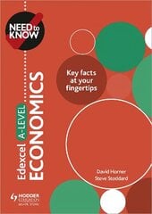 Need to Know: Edexcel A-level Economics цена и информация | Книги по экономике | kaup24.ee