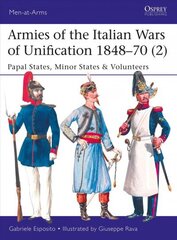 Armies of the Italian Wars of Unification 1848-70 (2): Papal States, Minor States & Volunteers цена и информация | Исторические книги | kaup24.ee