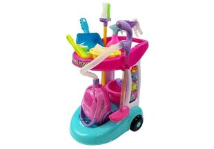 Детский набор для уборки Lean Toys, розовый цена и информация | MUST Металлическая бутылочка с Ярким рисунком (без BPA) (500ml) для мальчиков от 3+ лет Серая с Машинкой | kaup24.ee
