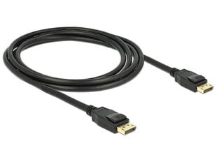 Delock Cable Displayport 1.2 male > Displayport male (19pin) 4K 2m цена и информация | Кабели и провода | kaup24.ee