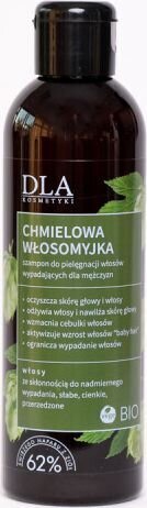 Juuste väljalangemise vastane šampoon meestele humalaga Kosmetyki DLA, 200g hind ja info | Šampoonid | kaup24.ee