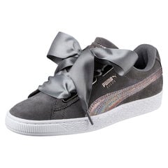 Naiste spordijalanõud Puma Suede Heart LunaLux Wn, hall цена и информация | Спортивная обувь, кроссовки для женщин | kaup24.ee