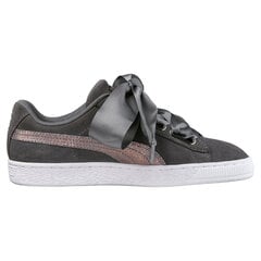 Naiste spordijalanõud Puma Suede Heart LunaLux Wn, hall цена и информация | Спортивная обувь, кроссовки для женщин | kaup24.ee