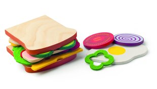 Puidust toidu komplekt Woody Võileiva valmistamine hind ja info | Tüdrukute mänguasjad | kaup24.ee