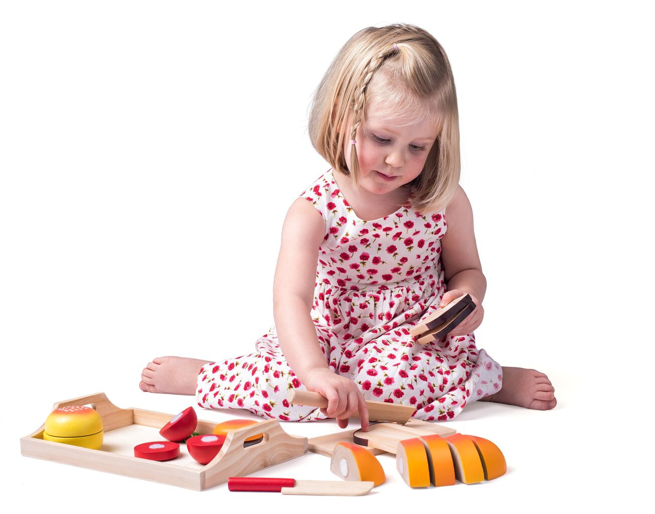 Woody puidust mängusöögi komplekt цена и информация | Tüdrukute mänguasjad | kaup24.ee