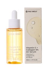 Pax Moly  Vitamin C + Collagen 5%  серум для лица 50 мл. цена и информация | Сыворотки для лица, масла | kaup24.ee