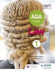 AQA A-level Law for Year 1/AS цена и информация | Книги по экономике | kaup24.ee