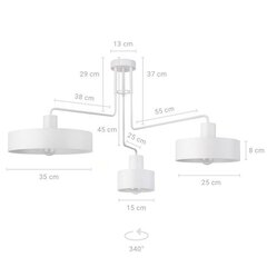 Потолочный светильник VASCO 31554 цена и информация | Потолочные светильники | kaup24.ee