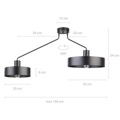 Потолочный светильник JUMBO 31531 цена и информация | Люстры | kaup24.ee