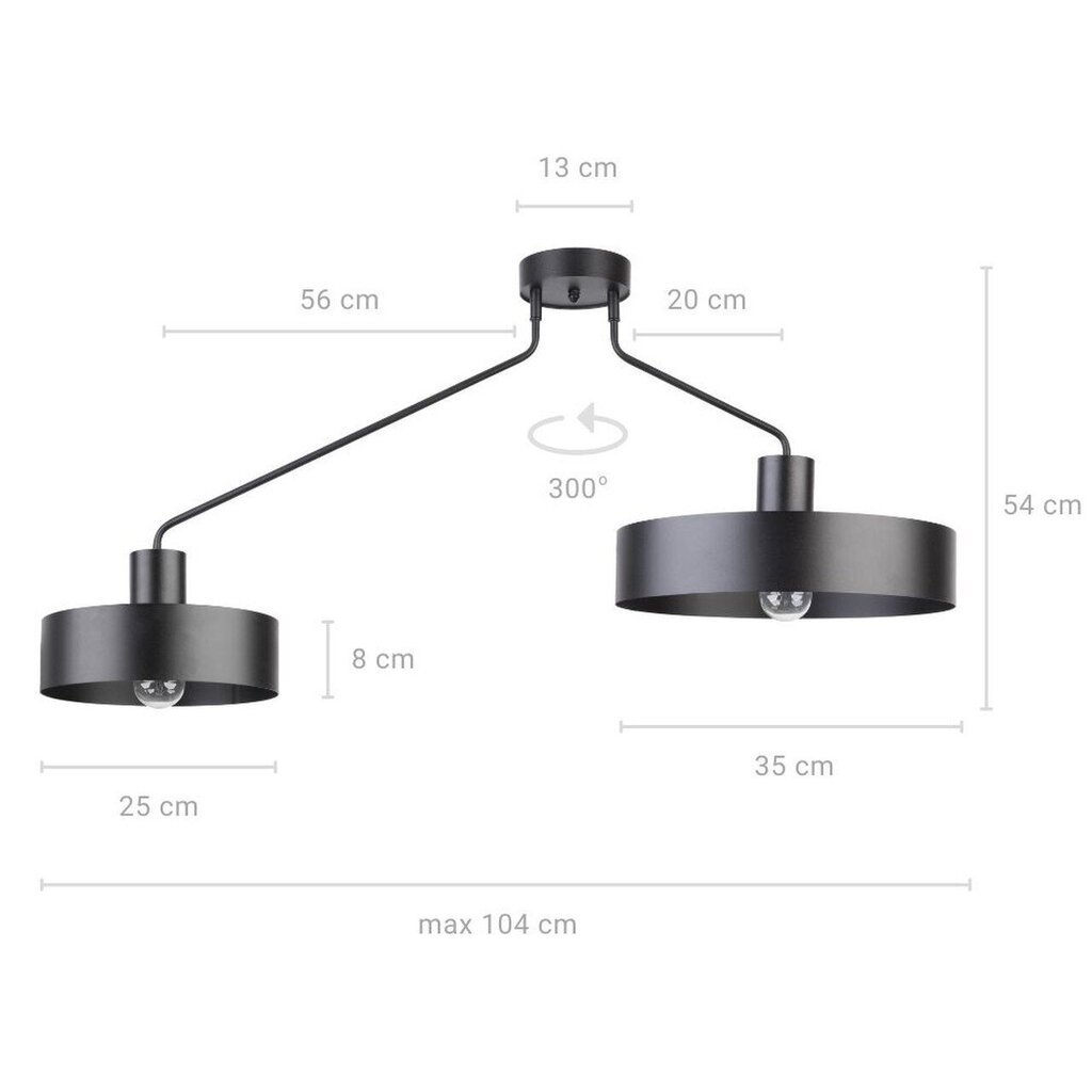 Laevalgusti JUMBO 31531 hind ja info | Rippvalgustid | kaup24.ee