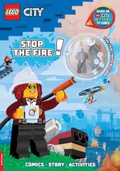LEGO (R) City: Stop the Fire! Activity Book (with Freya McCloud minifigure   and firefighting robot): Activity Book with Minifigure цена и информация | Книги для малышей | kaup24.ee
