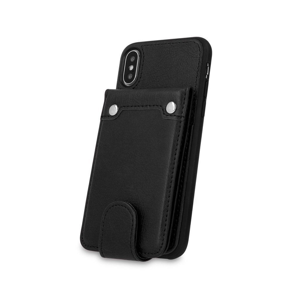 Mocco Smart Wallet Eco Leather Case - Card Holder For Apple iPhone 7 / iPhone 8 Black hind ja info | Telefoni kaaned, ümbrised | kaup24.ee