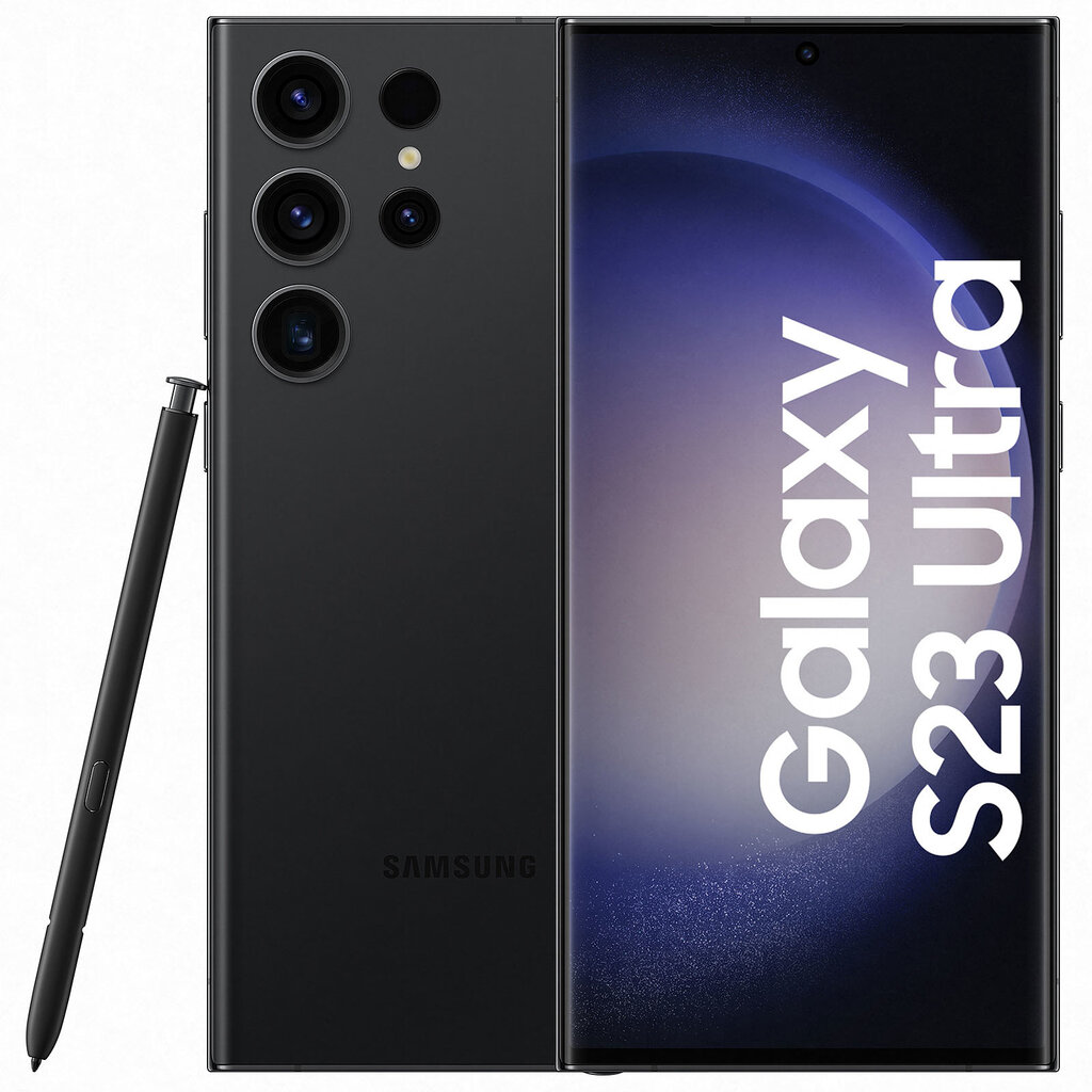 Samsung Galaxy S23 Ultra 5G 12/512GB SM-S918BZKHEUE Black цена и информация | Telefonid | kaup24.ee