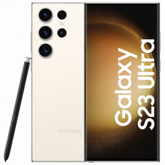 Samsung Galaxy S23 Ultra 5G 8/256GB Beige SM-S918BZEDEUE hind ja info | Telefonid | kaup24.ee