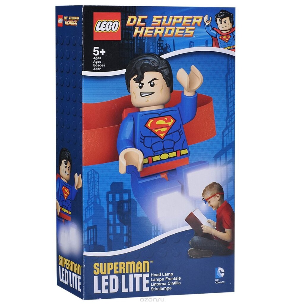 Laste pealamp LEGO® IQ DC Super Hero hind ja info | Poiste mänguasjad | kaup24.ee