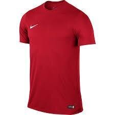Jalgpallisärk Nike Park VI, punane hind ja info | Jalgpalli varustus ja riided | kaup24.ee