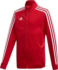 Dressipluus Adidas Tiro 19 Training JKT Jr D95922, punane hind ja info | Jalgpalli varustus ja riided | kaup24.ee