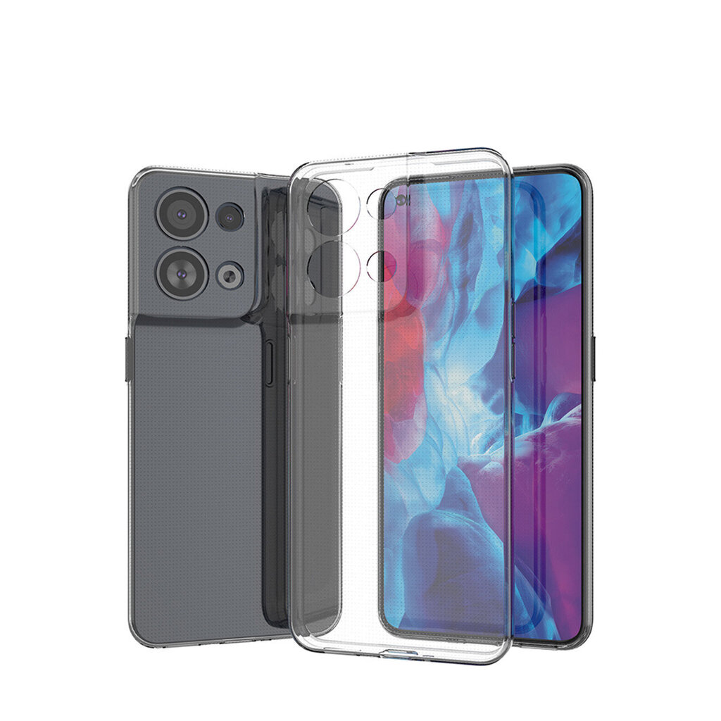 Ultra Clear, Oppo Reno 8 Pro, läbipaistev hind ja info | Telefoni kaaned, ümbrised | kaup24.ee