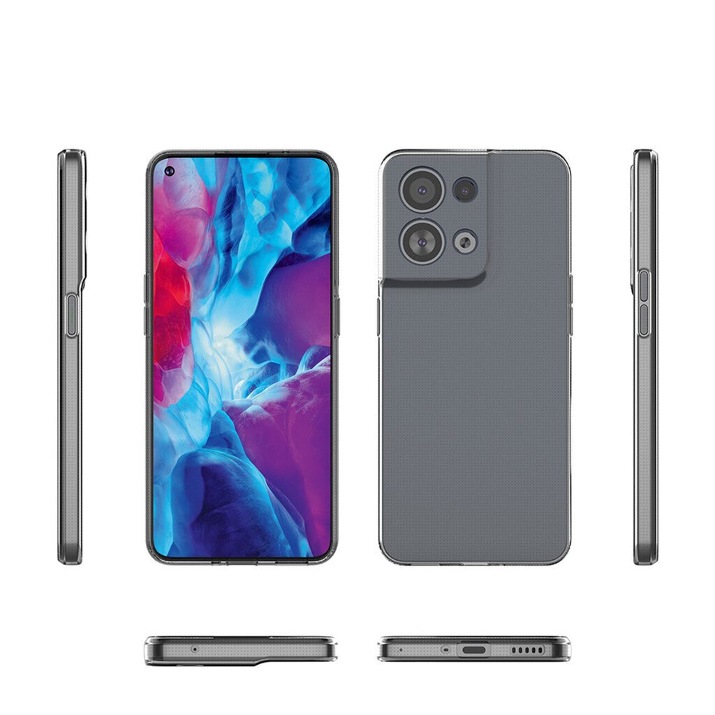 Ultra Clear, Oppo Reno 8 Pro, läbipaistev hind ja info | Telefoni kaaned, ümbrised | kaup24.ee