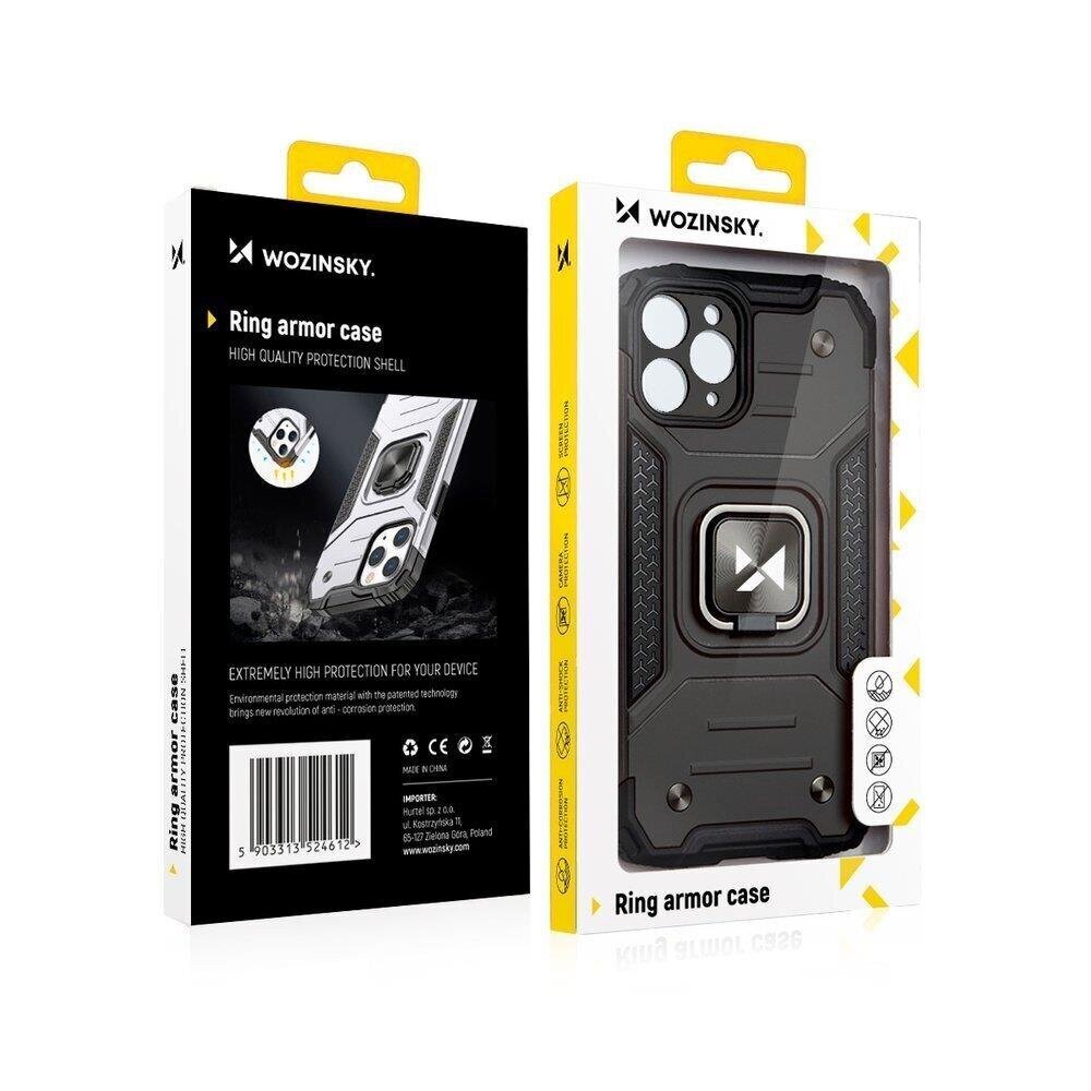 Wozinsky Ring Armor, iPhone 14, hõbe hind ja info | Telefoni kaaned, ümbrised | kaup24.ee