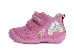 Кожаные ботинки для девочек D.D.Step.S015-341A.Dark Pink. цена и информация | Детские сапоги | kaup24.ee