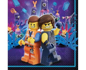 Pabersalvrätikud "Lego Movie 2" 33 x 33 cm, 16 tk 511711 цена и информация | Праздничная одноразовая посуда | kaup24.ee