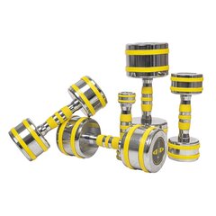 Kroomitud hantel inSPORTline Yellsteel 7 kg цена и информация | Гантели, гири, штанги | kaup24.ee