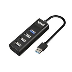 Iggual IGG317686 цена и информация | Адаптеры и USB-hub | kaup24.ee