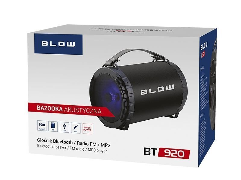 Blow BT920 Bazooka, must цена и информация | Kõlarid | kaup24.ee