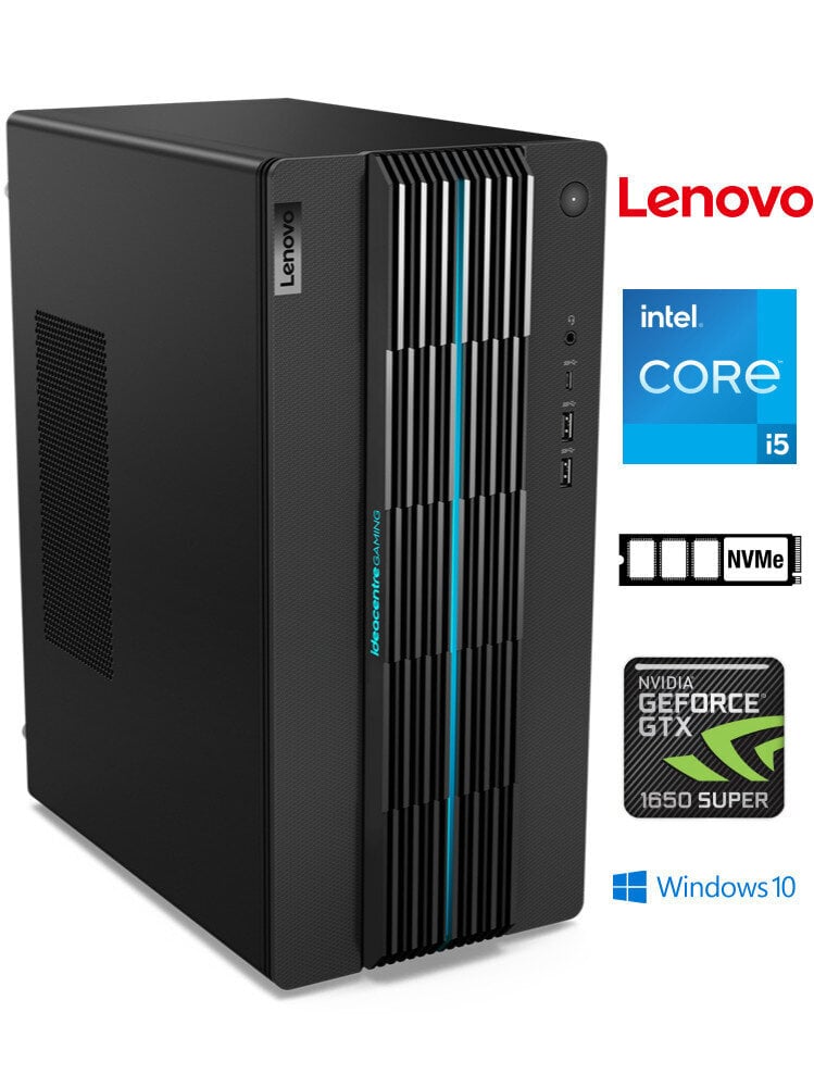 IdeaCentre Gaming 5 i5-12400F 16GB 512GB SSD GTX 1660 Super Windows 11 цена и информация | Lauaarvutid | kaup24.ee