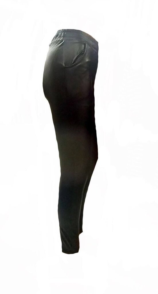 Naiste nahast püksid F7, must hind ja info | Naiste püksid | kaup24.ee