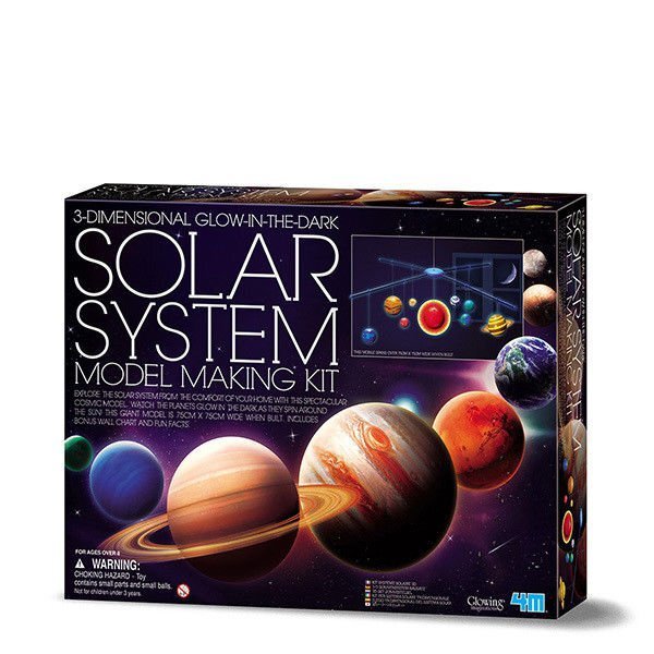 3D pimeduses helendava päikesesüsteemi valmistamise komplekt hind ja info | Arendavad mänguasjad | kaup24.ee