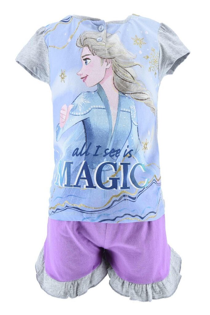 Laste pidžaama Frozen, kinkekarbis цена и информация | Tüdrukute hommikumantlid ja pidžaamad | kaup24.ee