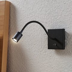 Mayar LED seinalugemisvalgusti painduva käepidemega, must цена и информация | Настенные светильники | kaup24.ee