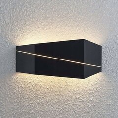 Nikolae LED seinavalgusti, 40 cm, must цена и информация | Настенные светильники | kaup24.ee