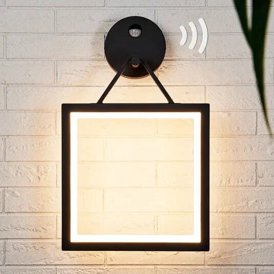 Mirco LED välisseinavalgusti liikumisanduriga, kandiline hind ja info | Seinavalgustid | kaup24.ee